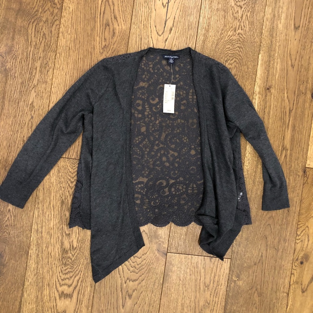 NEW WITH TAGS! Lace Back Shall